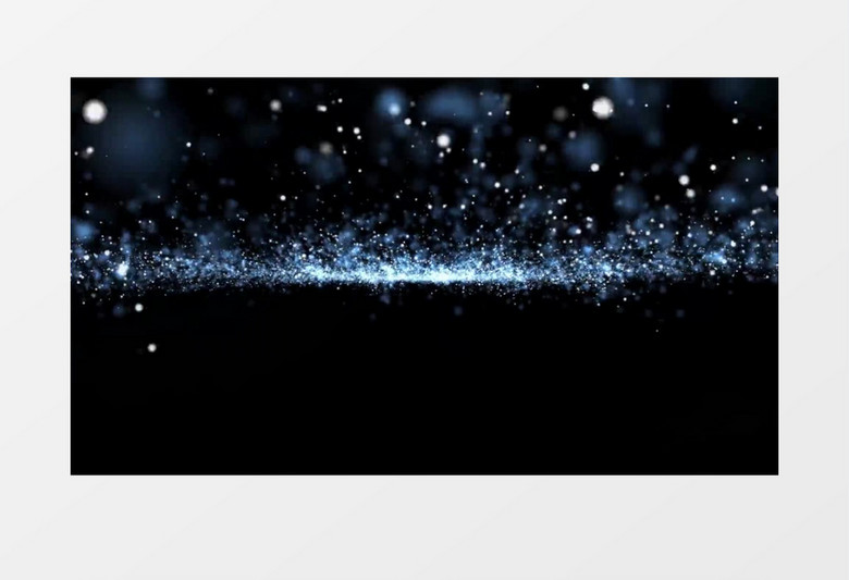 动画动态太空蓝色星云粒子背景视频素材
