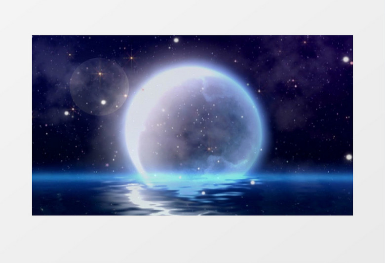 月亮代表我的心唯美梦幻意境月色(有音乐)背景视频
